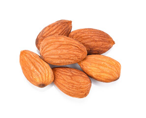 Almond raw piece. Almond full macro shoot nuts healthy food ingredient on transparen png. Almond Clipping path