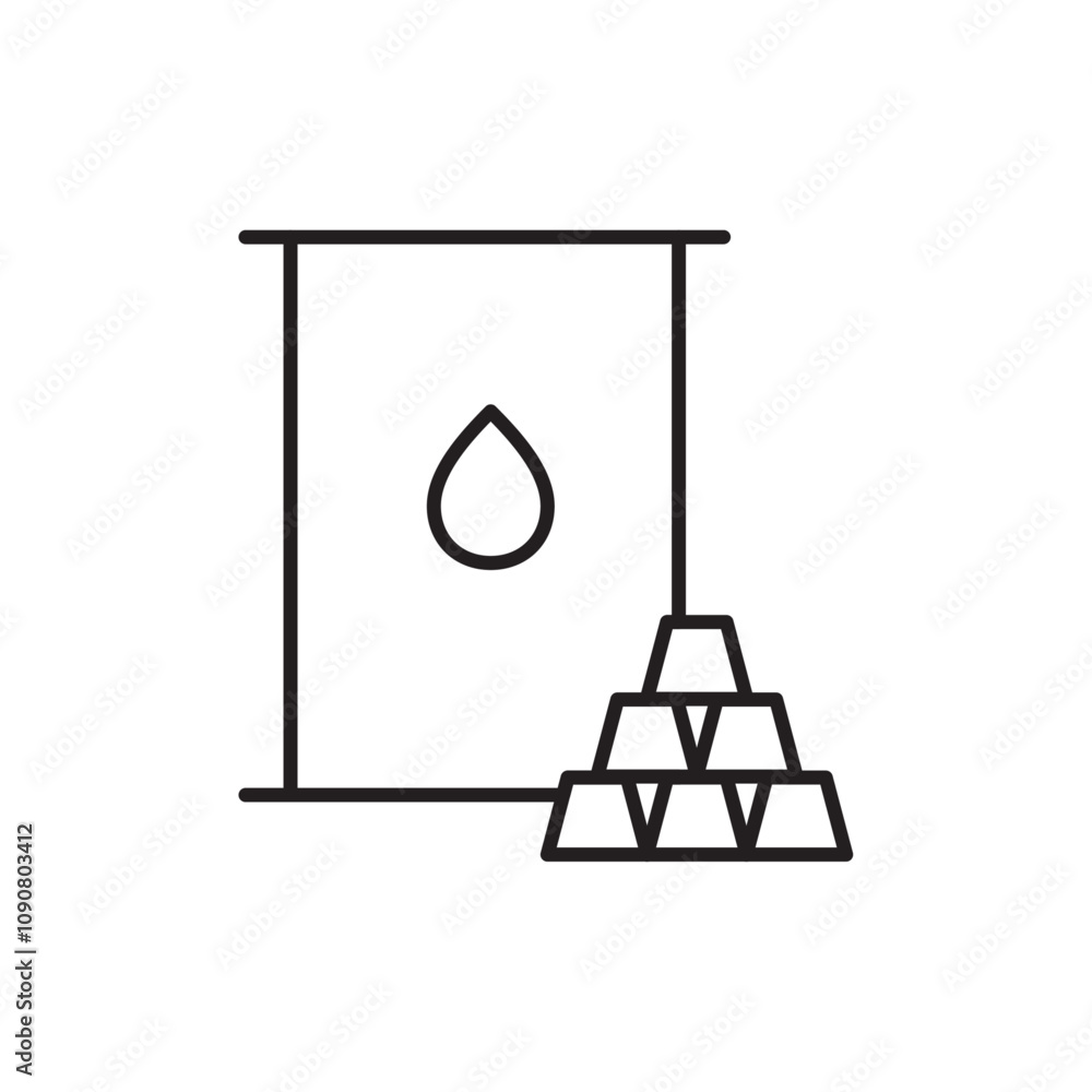 Poster commodity icon web design in vector