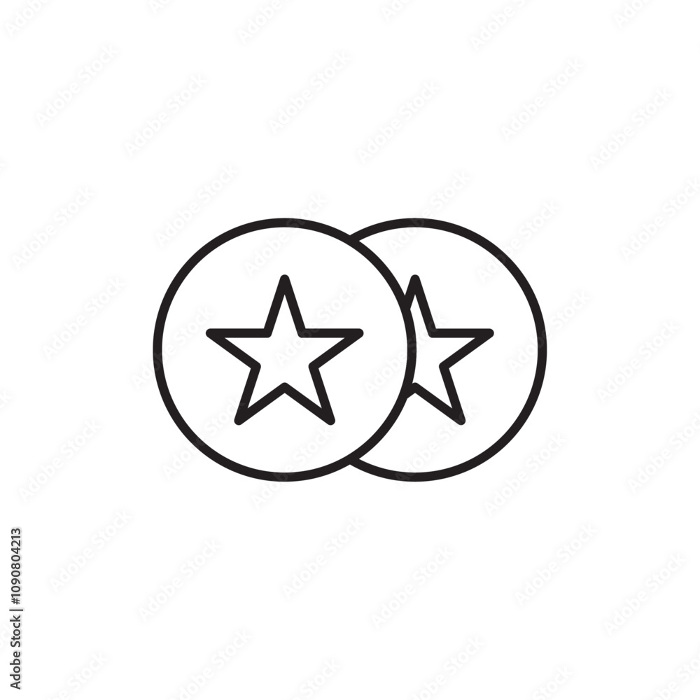 Poster earn point icon web design in vector