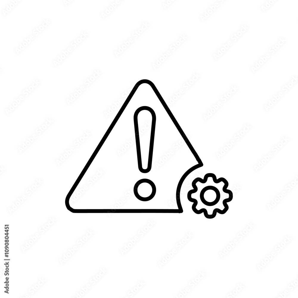 Poster Failure icon web design in vector