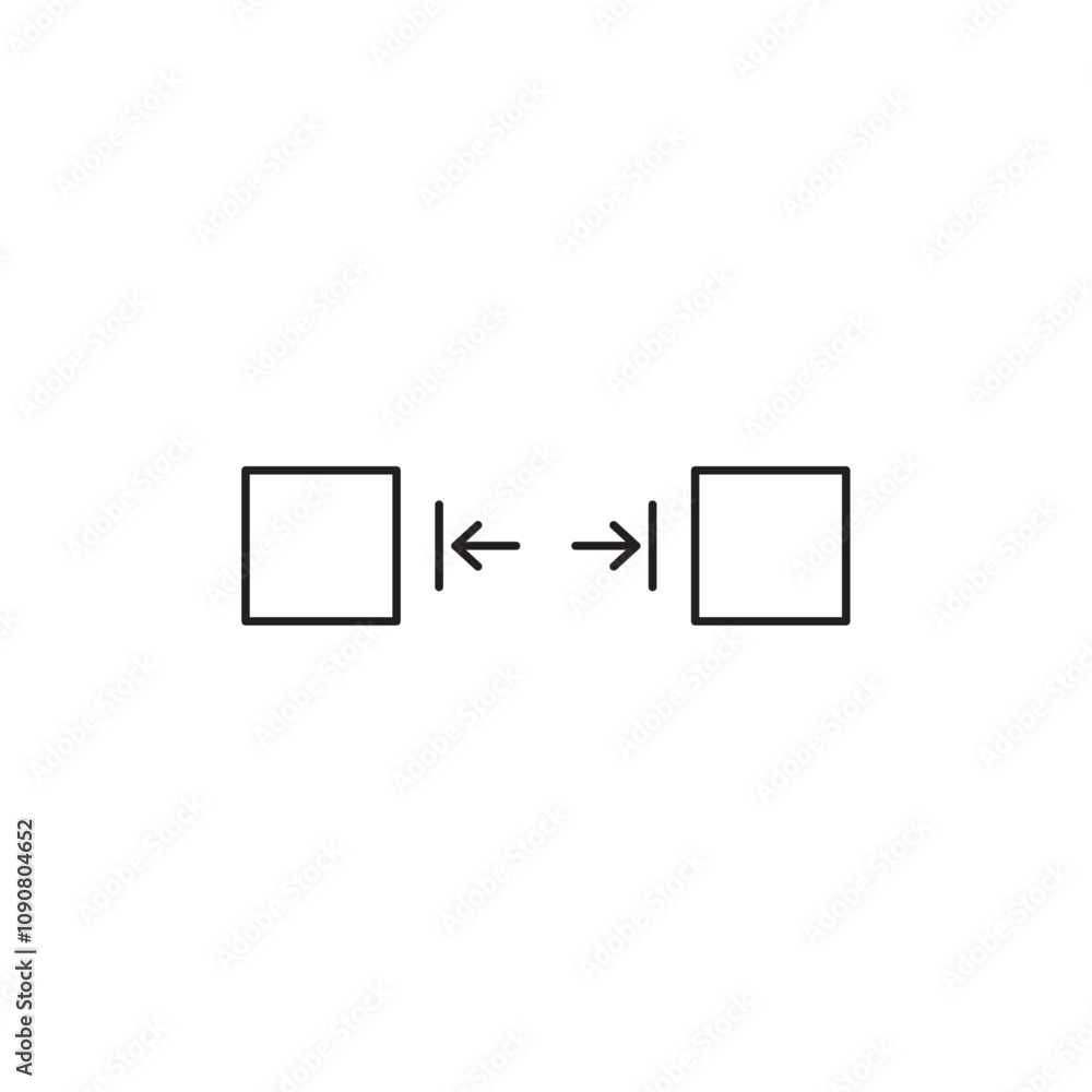 Poster Gap icon web design in vector