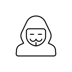 Hacker icon web design in vector