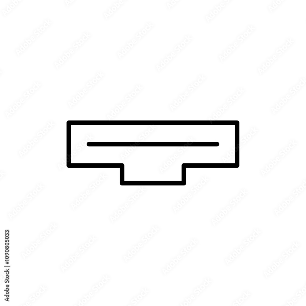 Poster HDMI icon web design in vector