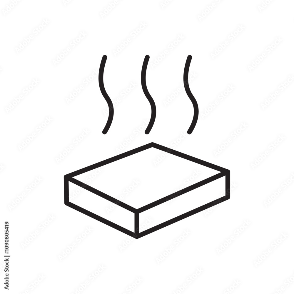 Poster insulation icon web design in vector