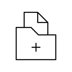 Fototapeta premium Medical history icon web design in vector