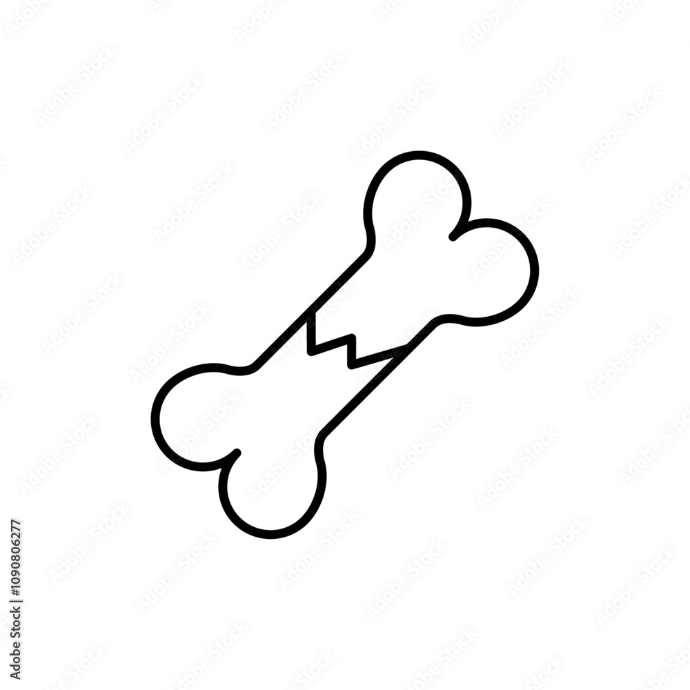 Poster osteoporosis icon web design in vector