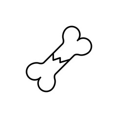 Fototapeta premium Osteoporosis icon web design in vector