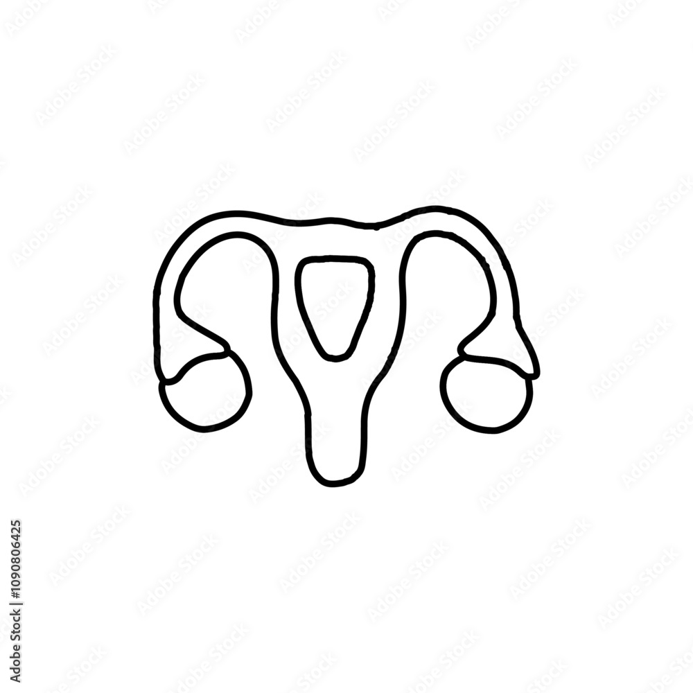 Aufkleber pelvic area icon web design in vector