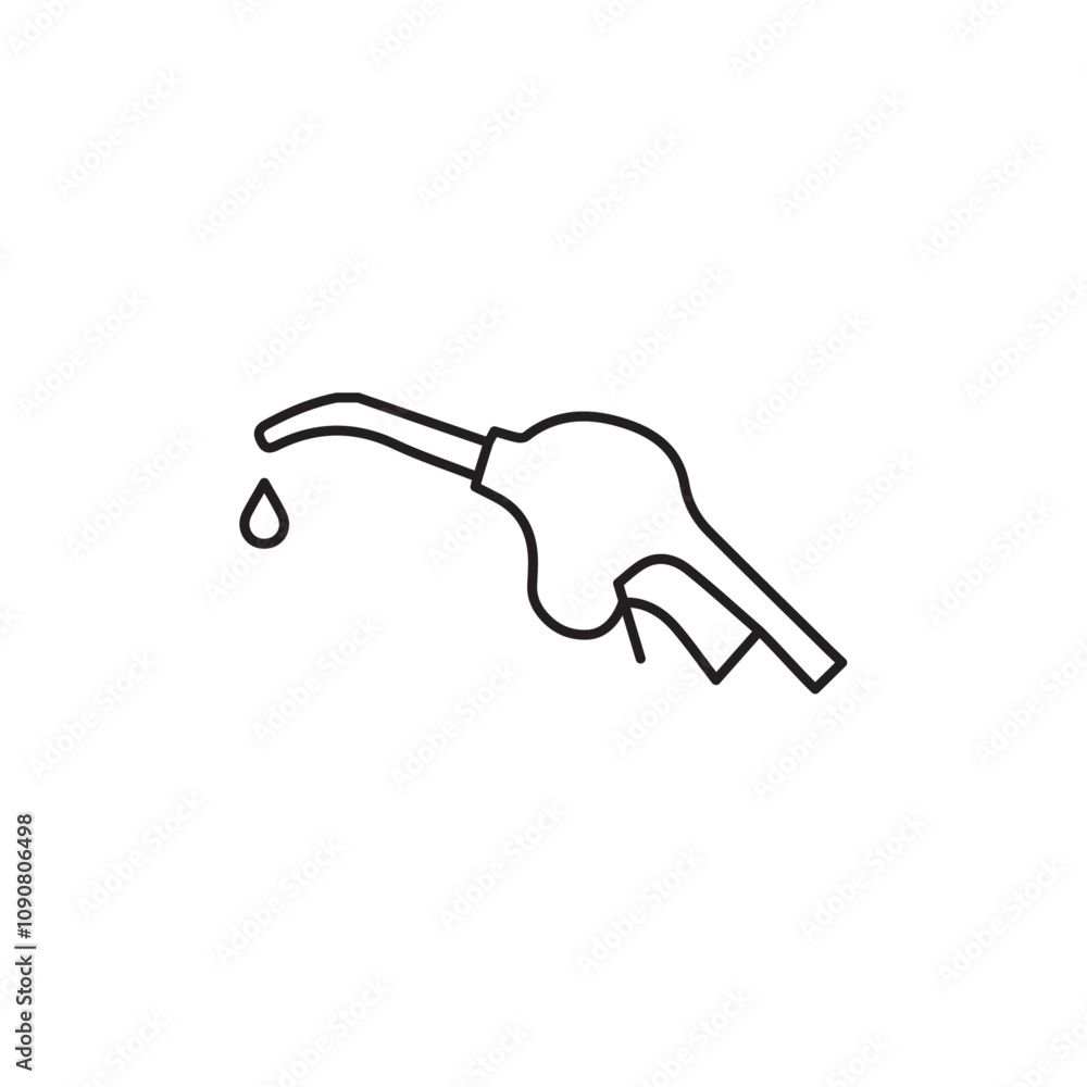 Poster Petrol icon web design in vector