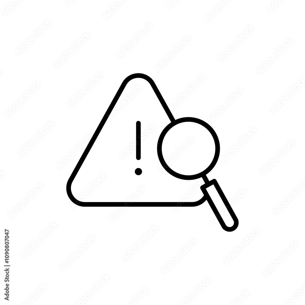Poster Risk analysis web design in vector