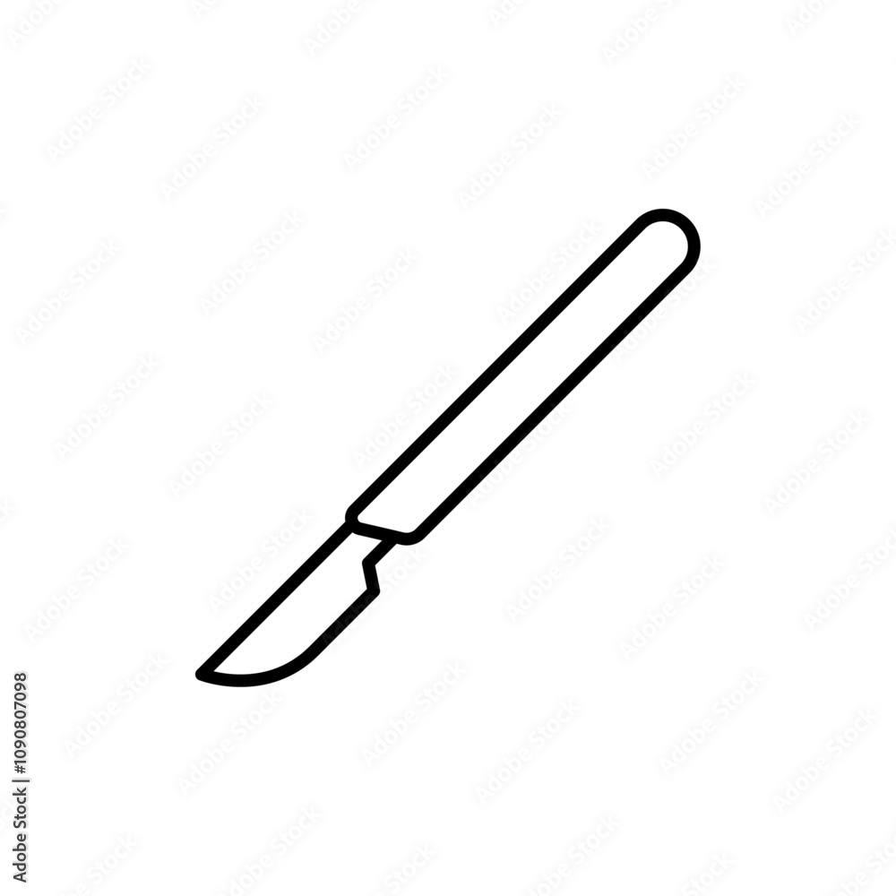 Aufkleber Scalpel icon web design in vector