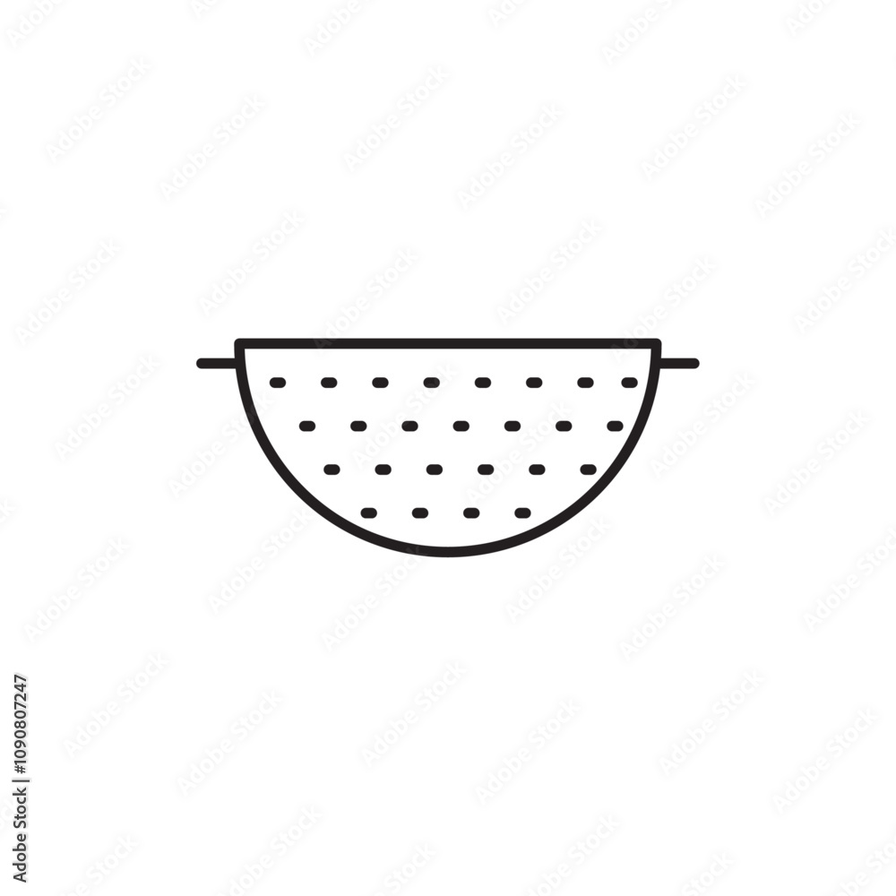 Aufkleber Sieve icon web design in vector