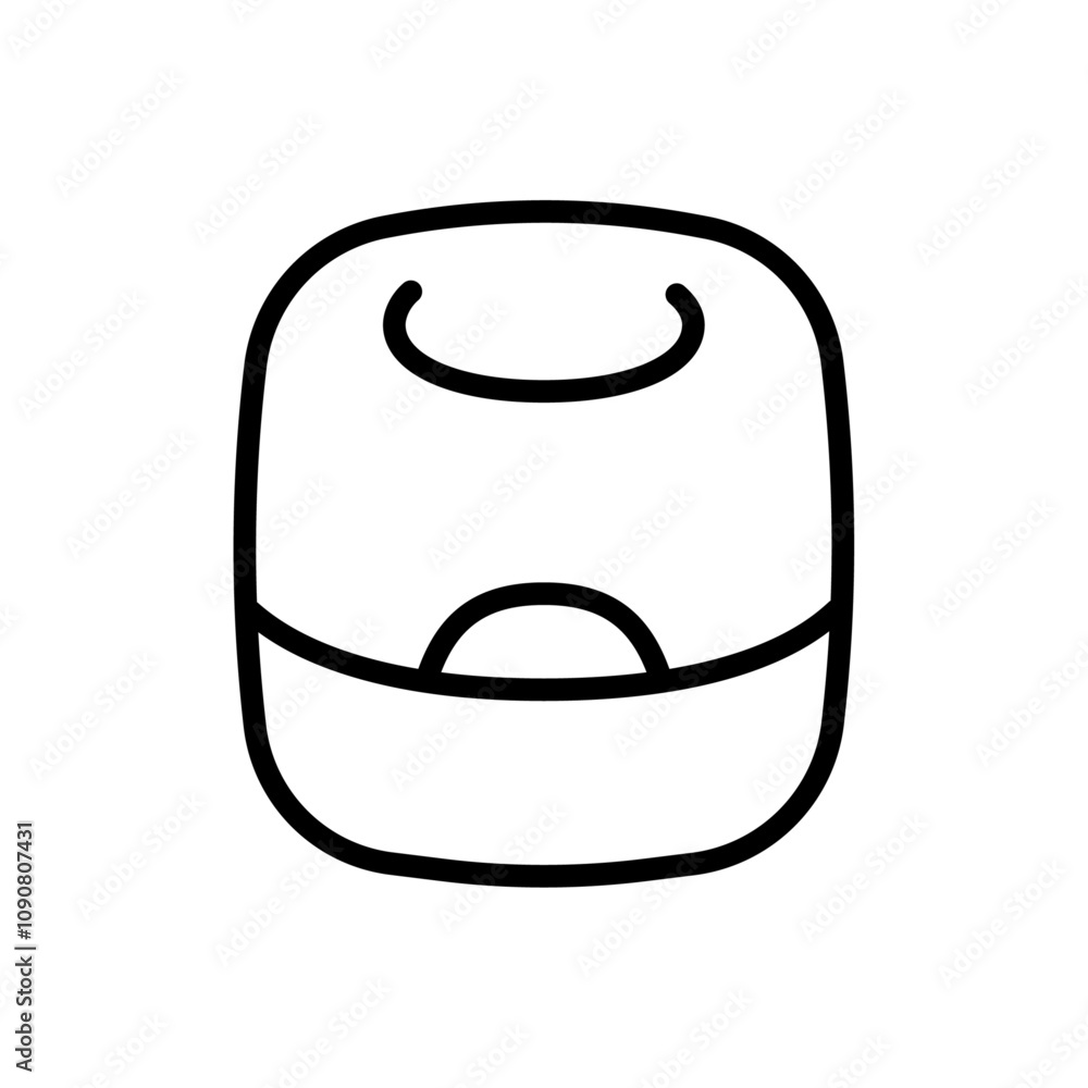 Poster smart speaker icon web design in vector
