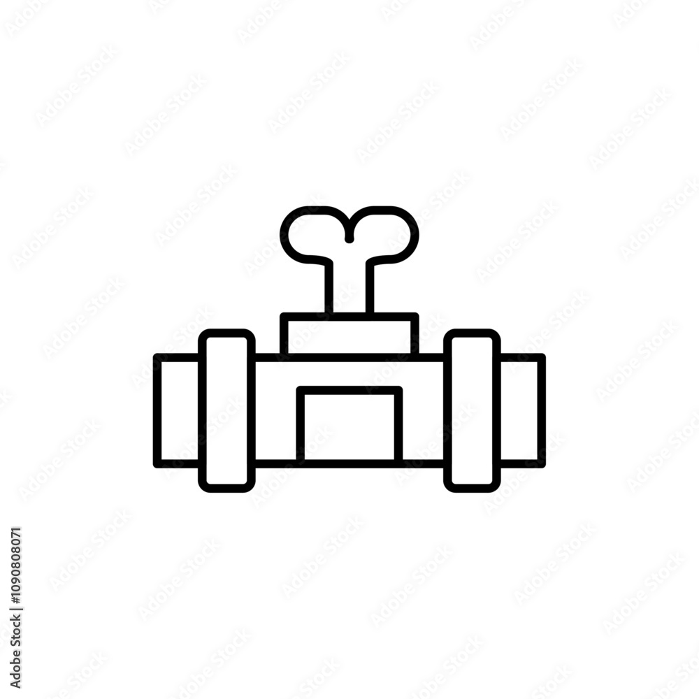 Poster Valve icon web design in vector