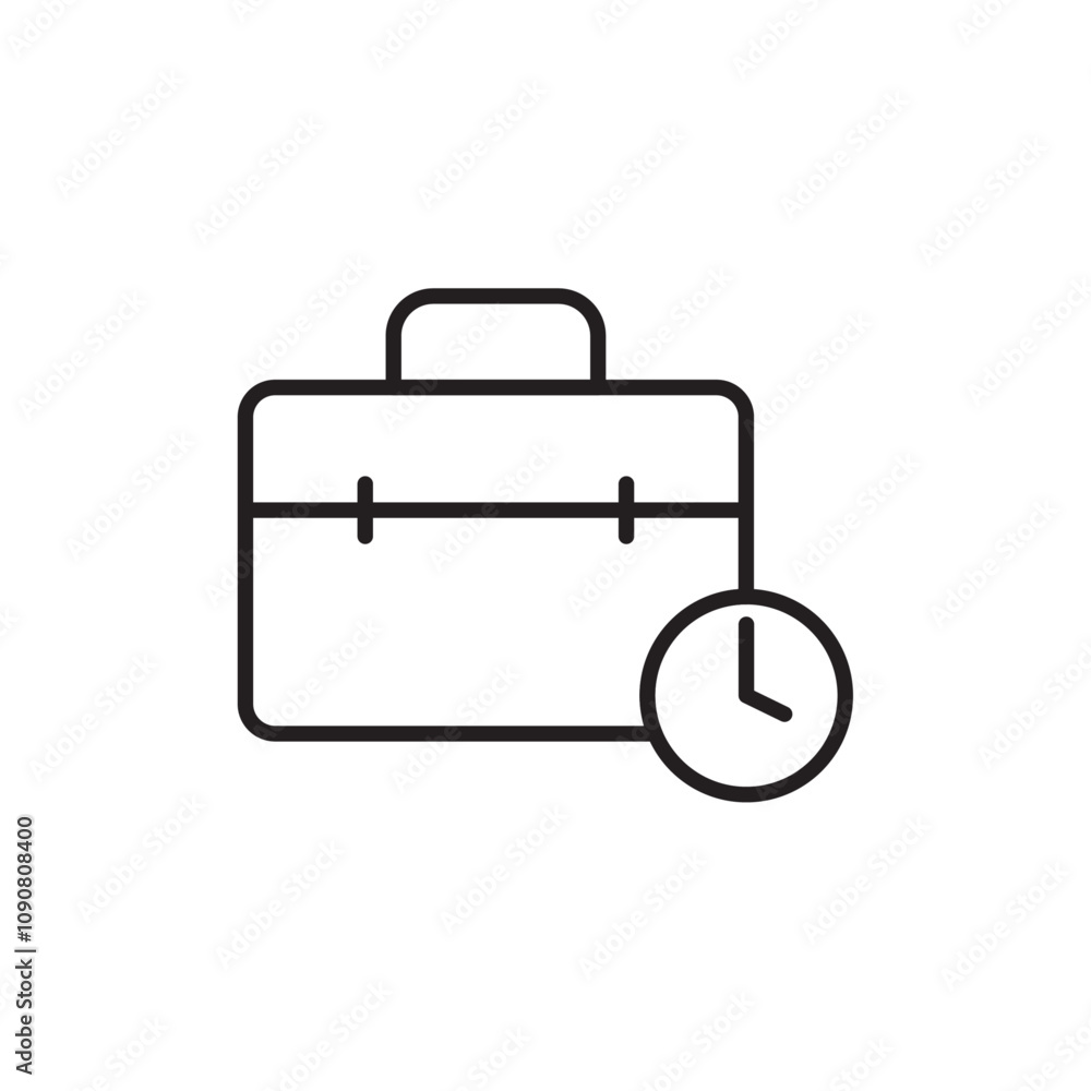 Poster Work experience icon web design in vector