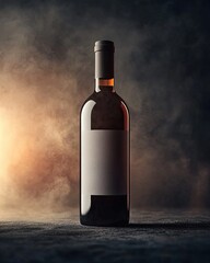คุณพูดว่า: mockup visual preview mockup visual preview Elegant wine bottle with blank label