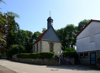 Historical Annen Church in the Village Oelber, Lower Saxony