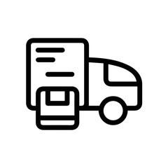 Truck icon symbol vector image illustration
