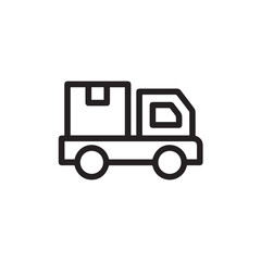 Truck icon symbol vector image illustration
