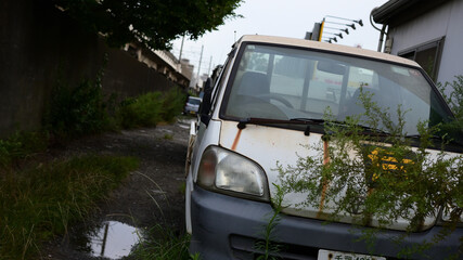 Obraz premium 放置された車