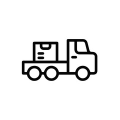 Truck icon symbol vector image illustration
