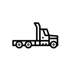 Truck icon symbol vector image illustration
