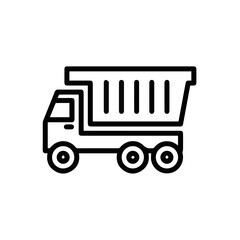 Truck icon symbol vector image illustration
