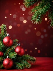 Obraz premium christmas tree and decorations