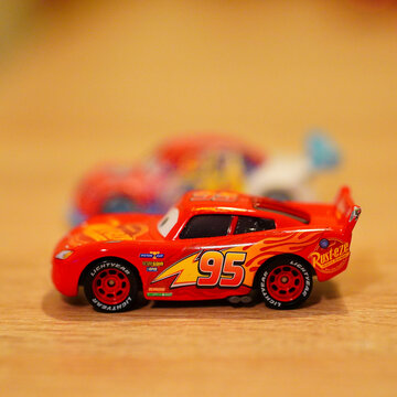 Mattel Lightning McQueen toy model car from the Disney Pixar Cars movie