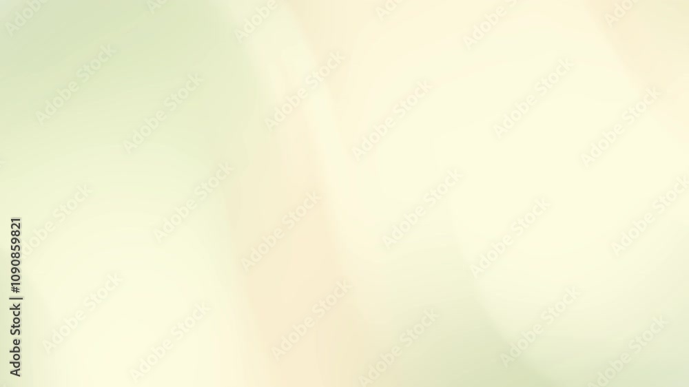Poster pale green and beige blend in subtle curves, creating a calming and soothing background suitable for
