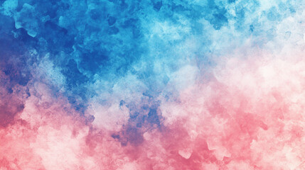 Fototapeta premium A visually engaging abstract image featuring a vibrant blend of blue and pink hues, AI Generative