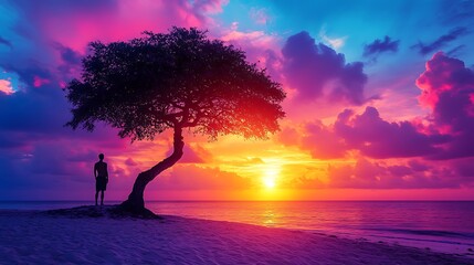 Fototapeta premium Sunset serenity