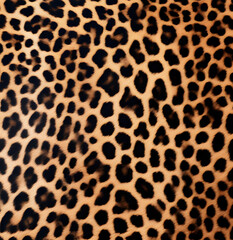 Fototapeta premium Leopard skin texture, real wild cat fur, background design, modern pattern