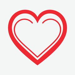 love vector on white background