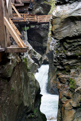 Walk through the impressive Sigmund Thun Klamm in Austria