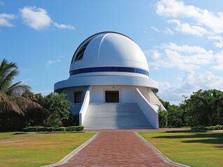 Obraz premium Public observatories around the world, showcasing observatories for stargazers