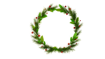 크리스마스 리스 3d일러스트