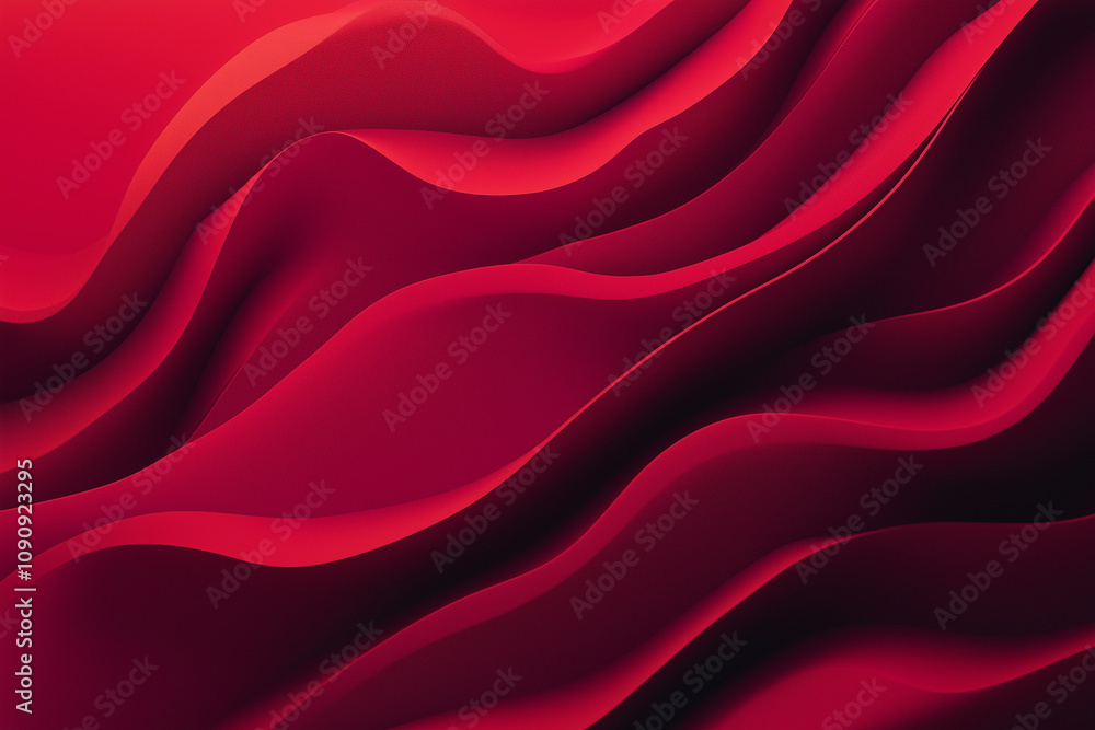 Poster deep red background with gradient effect