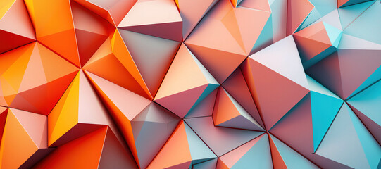 Fototapeta premium colorful pyramid triangle shape business background 10