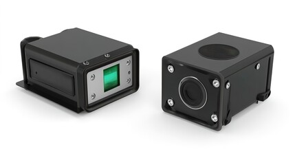 Obraz premium Lidar Sensor for Cars: Revolutionizing Automotive Safety and Autonomous Driving Technology.