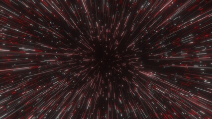 Fototapeta premium Hyperjump abstract background