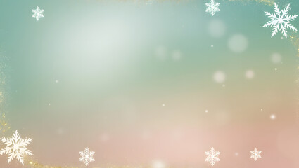 Pastel Glow: A Minimal Christmas Background
