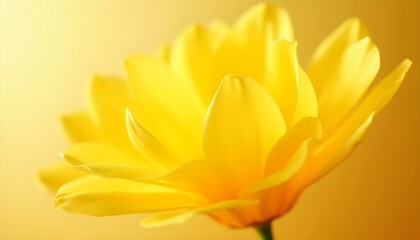 Obraz premium yellow flower isolated on black