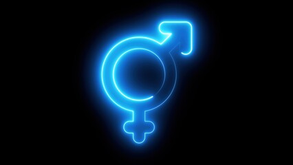 Gender neon sign