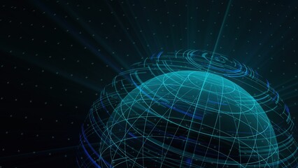 Digital world map