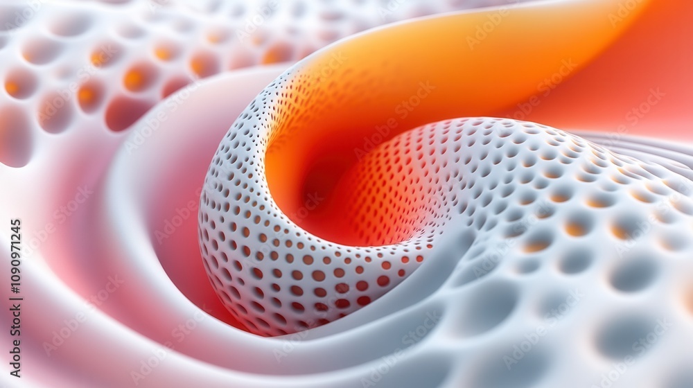 Aufkleber an abstract design featuring swirling forms and vibrant colors, creating a dynamic visual illusion w