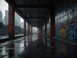 Fototapeta premium old abandoned factory