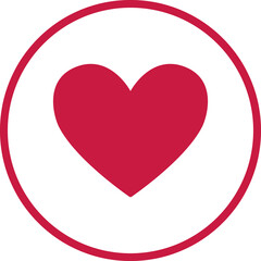 Heart Icon. Love symbol. Valentine's Day sign, emblem, black pictogram isolated on white background, flat style for logo, graphic and web design.
