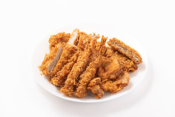 とんかつ　ヒレカツ　海老フライ　から揚げ