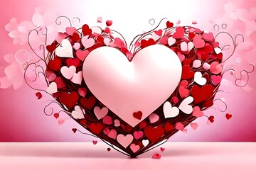 Large selection of invitation hearts, backgrounds, designs, cards